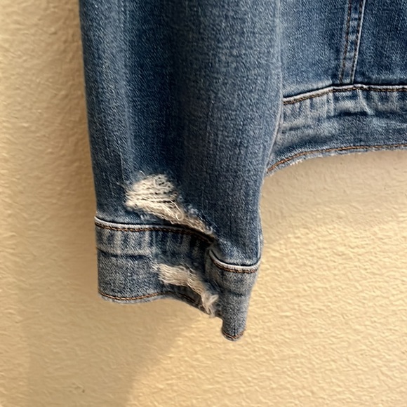 Joe’s Jeans distressed jean jacket - Picture 3 of 9